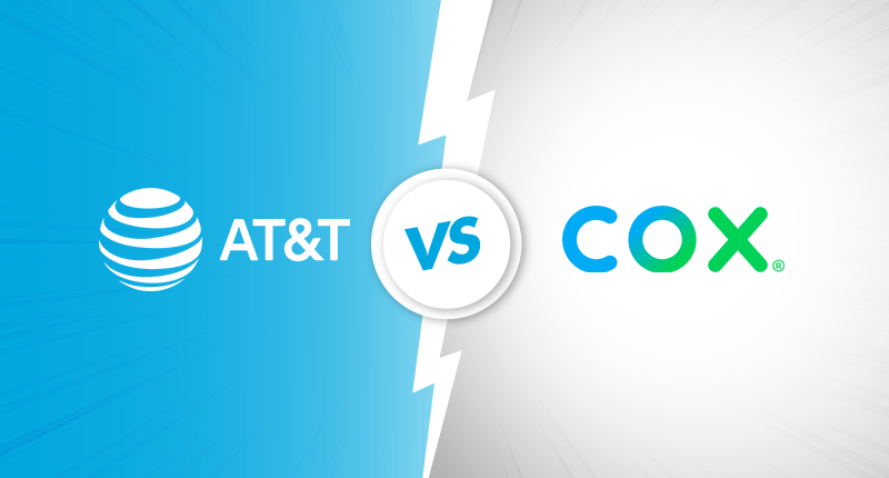 AT&T vs Cox Internet