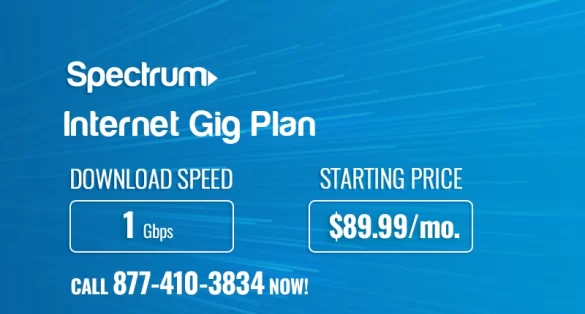 Spectrum 1 Gig Internet Price and Download Speed